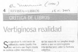 Vertiginosa realidad