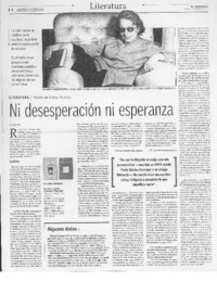 Ni desesperación ni esperanza