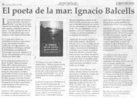 El Poeta de la mar: Ignacio Balcells