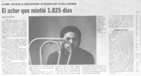 El actor que mintió 1.825 días