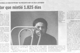 El actor que mintió 1.825 días