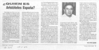 Quien es Aristóteles España?