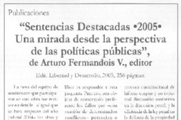 Sentencias destacadas 2005