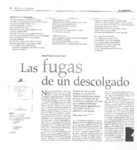 Las fugas de un descolgado