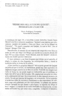 Pierre Menard, autor del Quijote