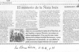 El misterio de la Ñata Inés