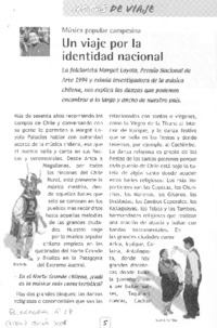 Un viaje por la identidad nacional. [entrevista]