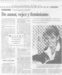 De amor, vejez y feminismo (entrevista)