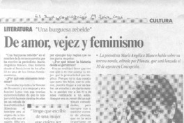 De amor, vejez y feminismo (entrevista)