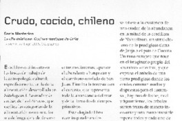 Crudo, cocido, chileno
