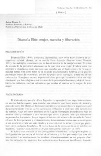 Diamela Eltit: mujer, mancha y liberación