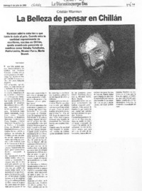 La belleza de pensar en Chillán