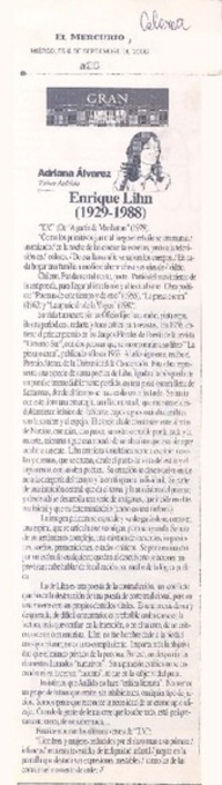 Enrique Lihn (1929-1988)