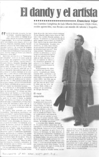 El dandy y el artista