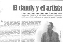 El dandy y el artista