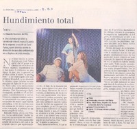 Hundimiento total : teatro
