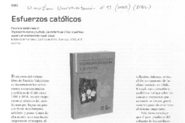 Esfuerzos católicos