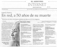 En red, a 50 años de su muerte