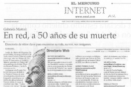 En red, a 50 años de su muerte