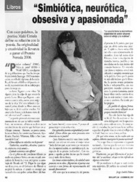 Simbiótica, neurótica, obsesiva y apasionada