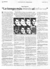 "Le tengo más miedo al infierno" (entrevista)