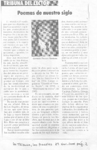 Poemas de nuestro siglo
