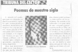 Poemas de nuestro siglo