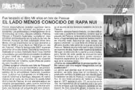 El lado menos conocido de Rapa Nui (entrevista)