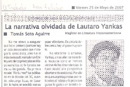 La narrativa olvidada de Lautaro Yankas