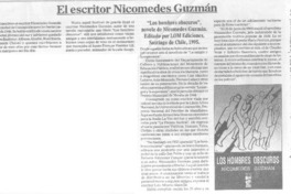 El Escritor Nicomedes Guzmán