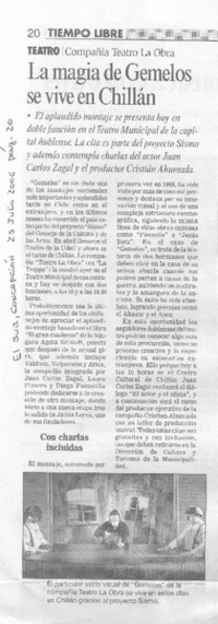 La Magia de Gemelos se vive en Chillán