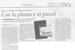 Con la pluma y el pincel