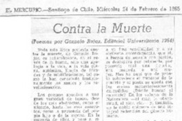Contra la muerte