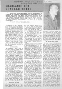 Charlando cno Gonzalo Rojas (entrevista)