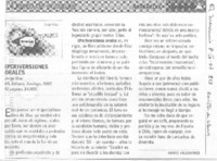 (Per)Versiones orales