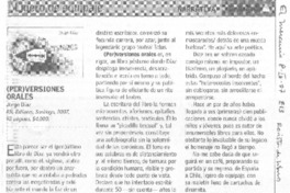 (Per)Versiones orales