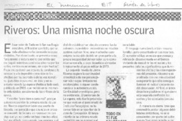 Riveros: una misma noche oscura