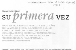 su primera vez (entrevista)