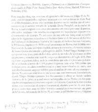 Guerra y Diplomacia en el Mediterráneo: Correspondencia inédita de Felipe II con Andrea Doria y Juan Andrea Doria