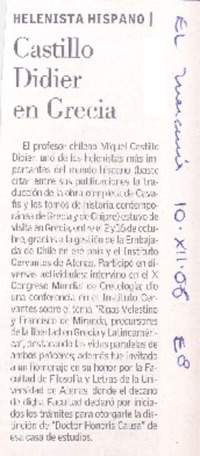 Castillo Didier en Grecia