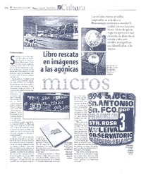 Libro rescata en imágenes a las agónicas micros