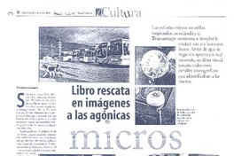 Libro rescata en imágenes a las agónicas micros