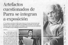 Artefactos cuestionados de Parra se integran a exposición