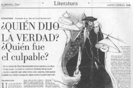 ¿Quién dijo la verdad? ¿Quién fue el culpable?
