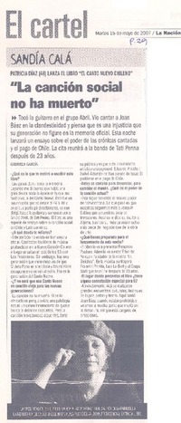 "La canción social no ha muerto" (entrevista)