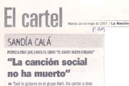 "La canción social no ha muerto" (entrevista)