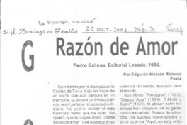 Razón de Amor