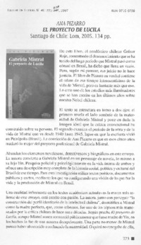 El proyecto de Lucila