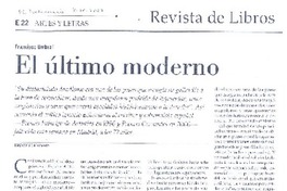 El último moderno
