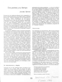 dos poetas y su tiempo